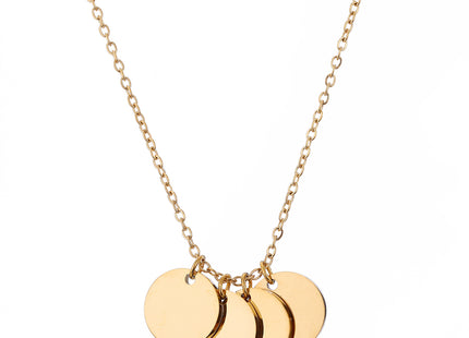 Personalized 15mm Round Pendant Necklace – Cherish Your Moments