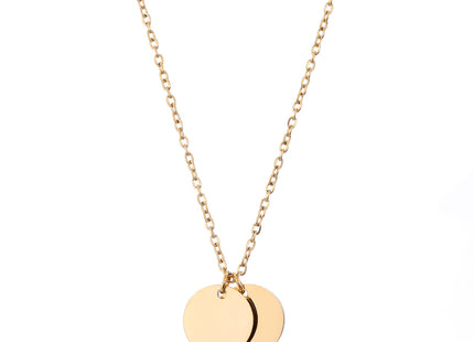 Personalized 15mm Round Pendant Necklace – Cherish Your Moments