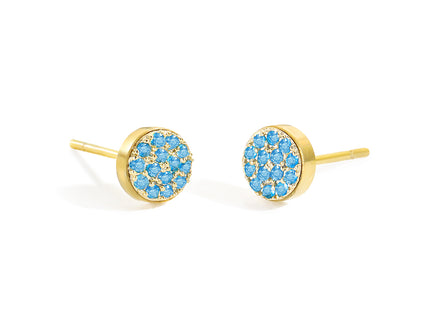 Birthstone Stud Earrings with Zircon Rhinestone – Personalized Elegance