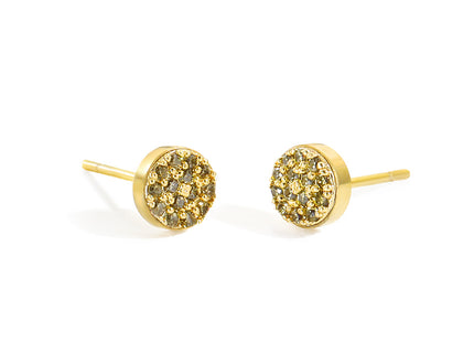 Birthstone Stud Earrings with Zircon Rhinestone – Personalized Elegance