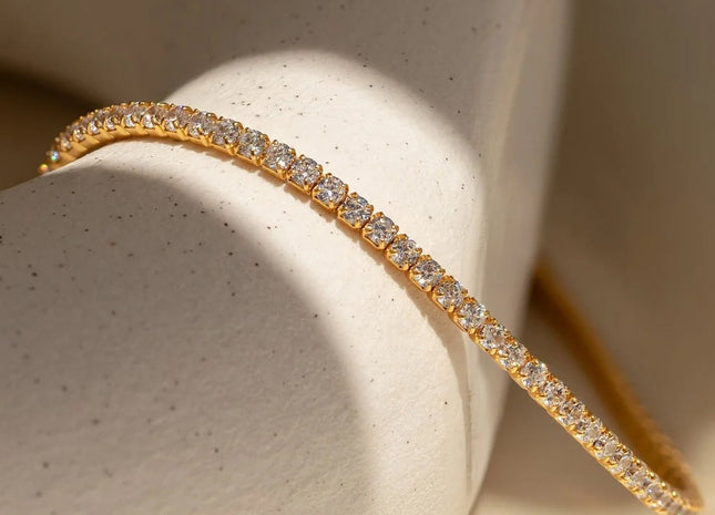 Tennis Dainty Diamond Bracelet – Timeless Elegance