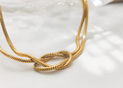 Snake Gold Necklace – Bold & Unique Elegance